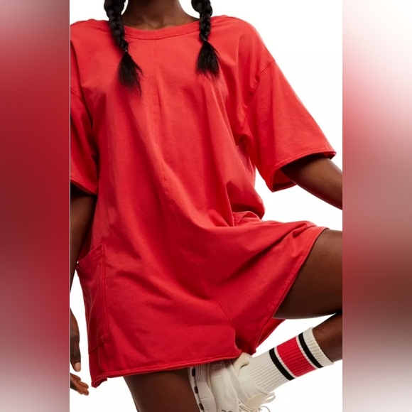 Free People Pants - Free People Hot Shot Tee Romper